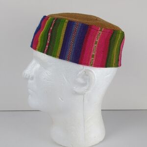 Adult Unisex Kente Kufi African Awolowo Cap